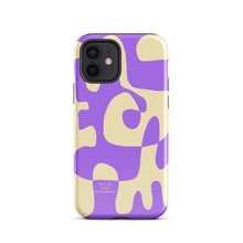 Load image into Gallery viewer, Asobi lila/beige Tough iPhone case
