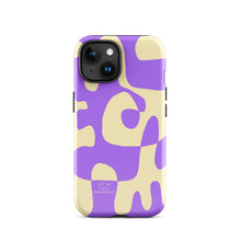 Load image into Gallery viewer, Asobi lila/beige Tough iPhone case
