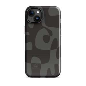 Asobi antricite/grey Tough iPhone case