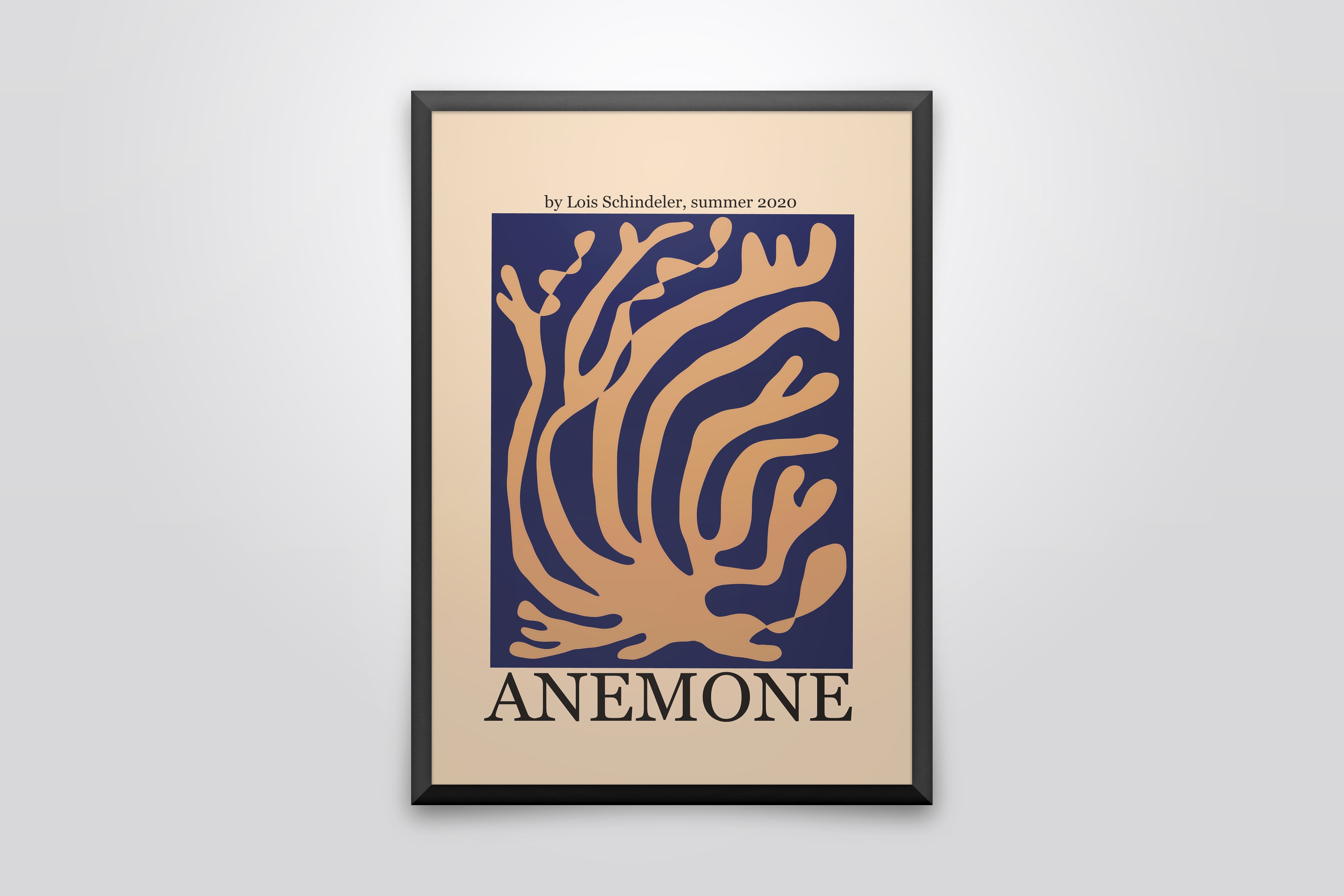 Anemone in Blue